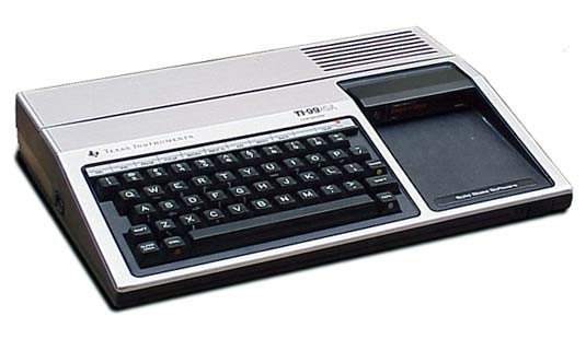 Texas Instruments TI-99/4A, our first computer