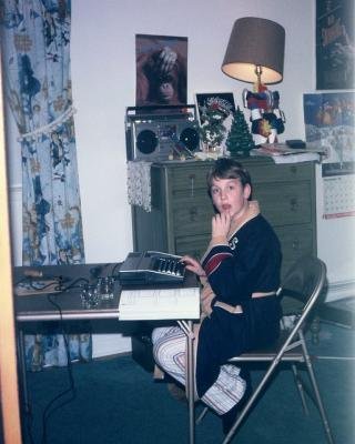 Scott Hackett in 1981: his life is going to change forever