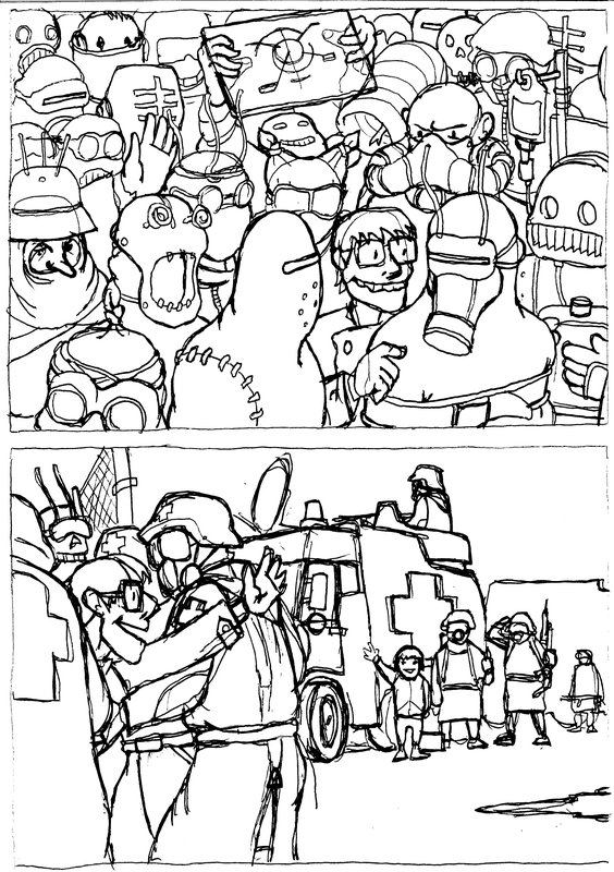 Disegno preparatorio