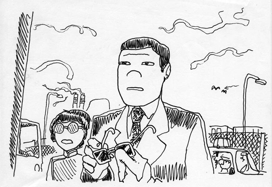 Big Chinese- “The firm that I represent has plans far beyond armageddon. Here is Doct. Hu, she will help you in the management of the plant”.
