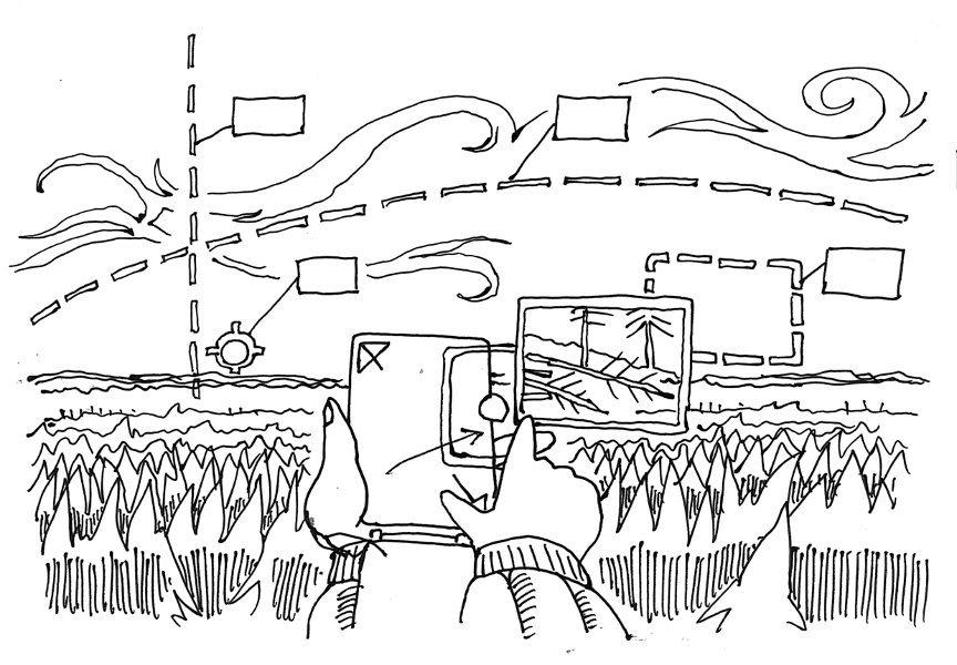 Images from Tunguska are superimposed – Si sovrappongono immagini di Tunguska.