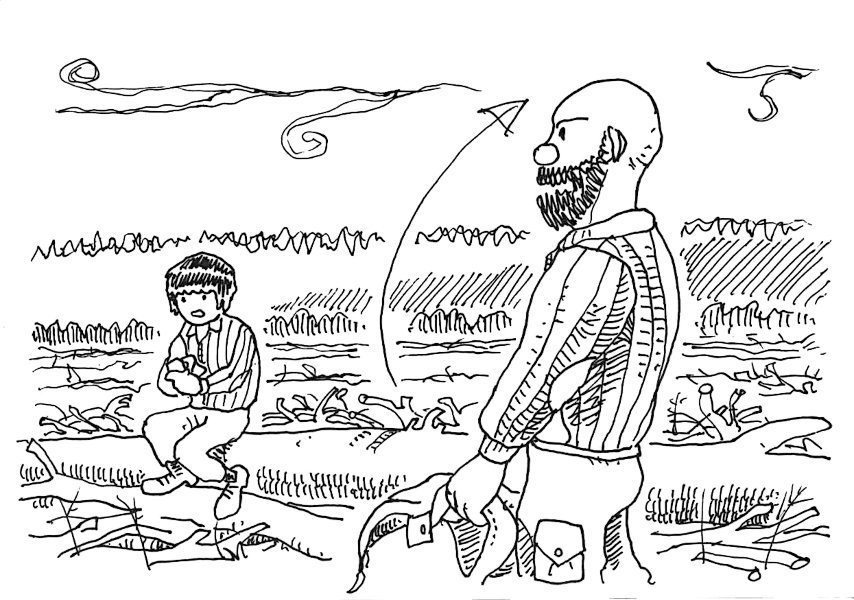 “Still down the satellite?” – “Il satellitare è ancora disconnesso?”